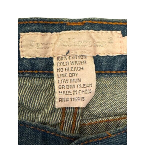 Fancy Collection Bootcut Womens Jeans Size 12 Blue Denim Western Embroidered Des - Picture 5 of 9